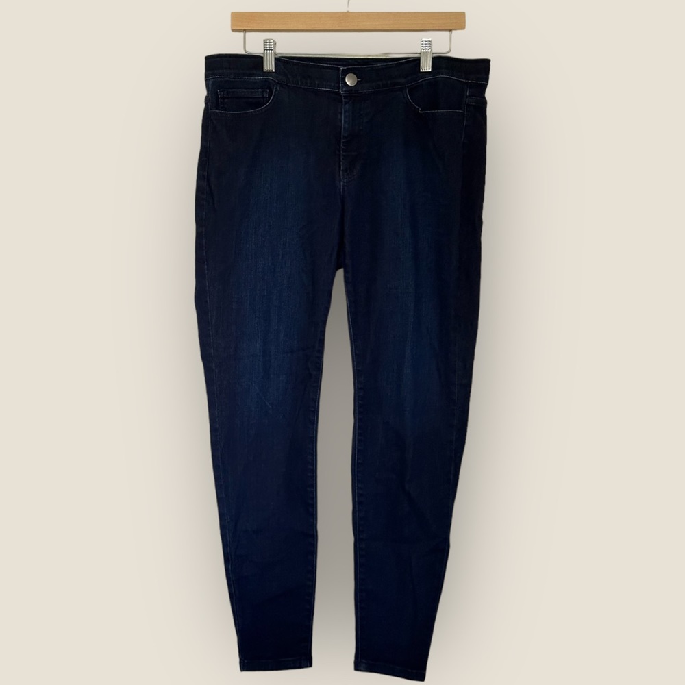 J. Jill Blue Denim Leggings/Jeggings (12)
